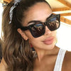 Women's Oversized Retro Sunglasses — Vintage Travel Glamour UV400