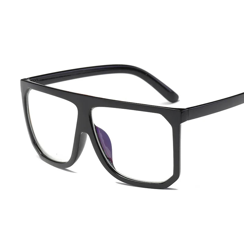 Lunettes de Soleil Oversize Femme - Design Luxury Noir