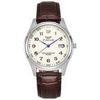 Montre Homme Cuir Casual Fashion — Style Décontracté Élégant