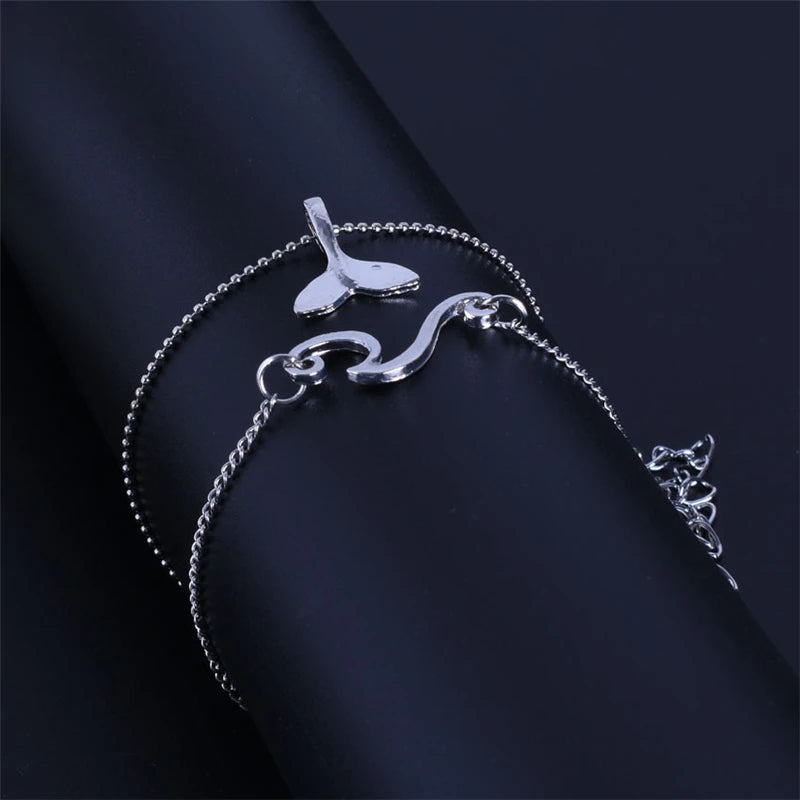 Bracelet de Cheville Bohème Fleurs et Clochettes - Bijou de Pied