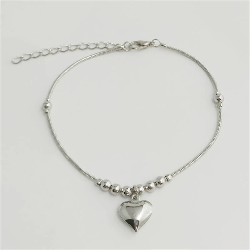 Bracelet de Cheville Bohème Fleurs et Clochettes - Bijou de Pied