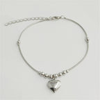 Bracelet de Cheville Bohème Fleurs et Clochettes - Bijou de Pied