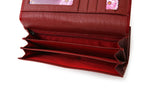 Cartera de mujer de piel de cocodrilo de lujo – Clutch largo premium FuturaTrend