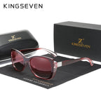 Gafas de sol polarizadas ovaladas KINGSEVEN para mujer — Gradiente UV400