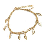 Bracelet de Cheville Bohème Fleurs et Clochettes - Bijou de Pied