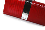 Cartera de mujer de piel de cocodrilo de lujo – Clutch largo premium FuturaTrend