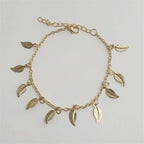 Bracelet de Cheville Bohème Fleurs et Clochettes - Bijou de Pied