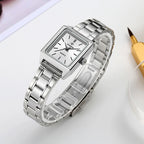 Montre Femme Rectangulaire Luxury — Bijou-Montre Dress Élégant