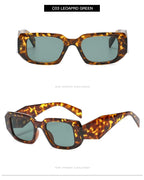 Lunettes de Soleil Femme Carrées Vintage — Protection UV400 Rétro Chic