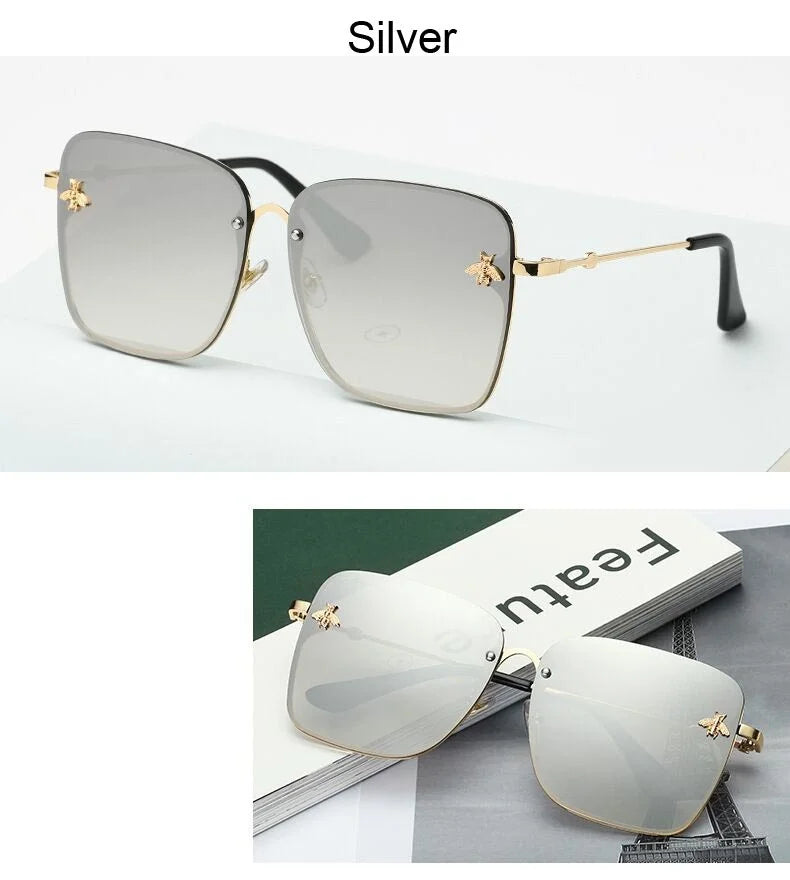 Lunettes de Soleil Oversize Designer Unisexe — Luxury High Quality UV400