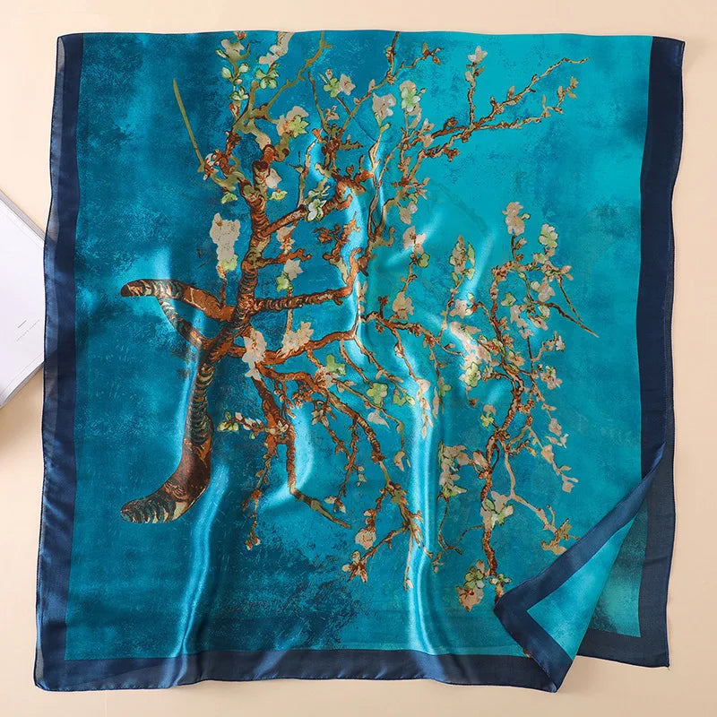 Foulard Soie Van Gogh - Collection Artistique Luxury