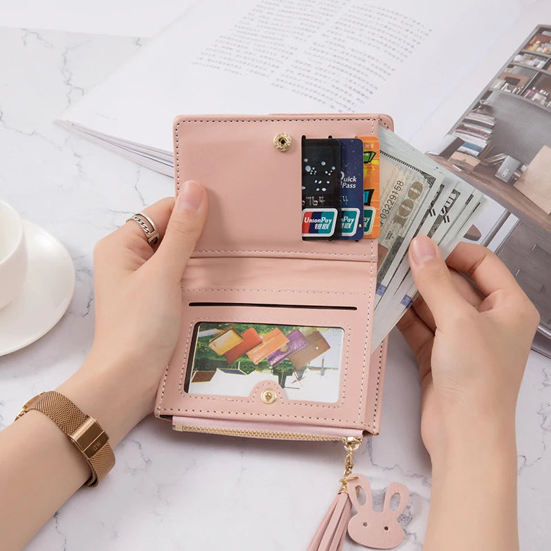 Cartera de mujer compacta y plegable — Tarjetero ligero FuturaTrend