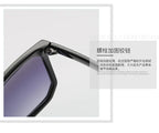 Lunettes de Soleil Femme Oversize Noir — Design Luxury UV400