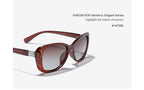 Gafas de sol polarizadas ovaladas KINGSEVEN para mujer — Gradiente UV400