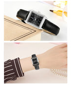 Montre Femme Rectangulaire Luxury — Bijou-Montre Dress Élégant