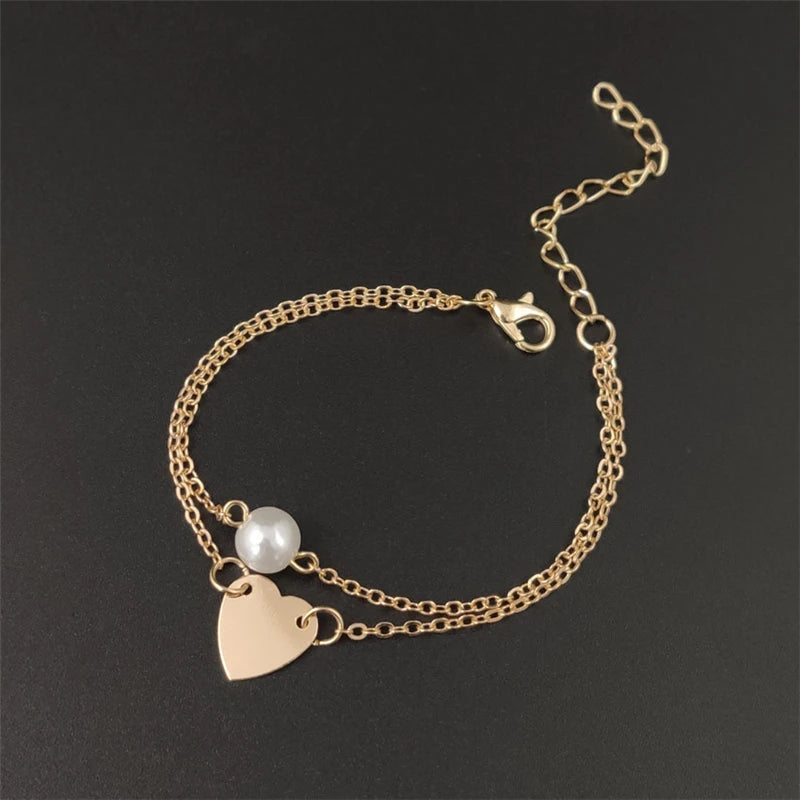 Bracelet de Cheville Bohème Fleurs et Clochettes - Bijou de Pied