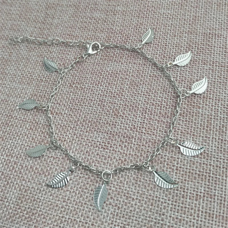 Bracelet de Cheville Bohème Fleurs et Clochettes - Bijou de Pied