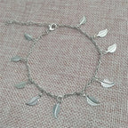 Bracelet de Cheville Bohème Fleurs et Clochettes - Bijou de Pied