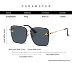 Lunettes de Soleil Oversize Designer Unisexe — Luxury High Quality UV400