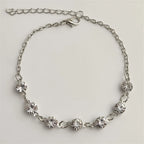 Bracelet de Cheville Bohème Fleurs et Clochettes - Bijou de Pied