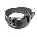 Real Leather Black Belt-0