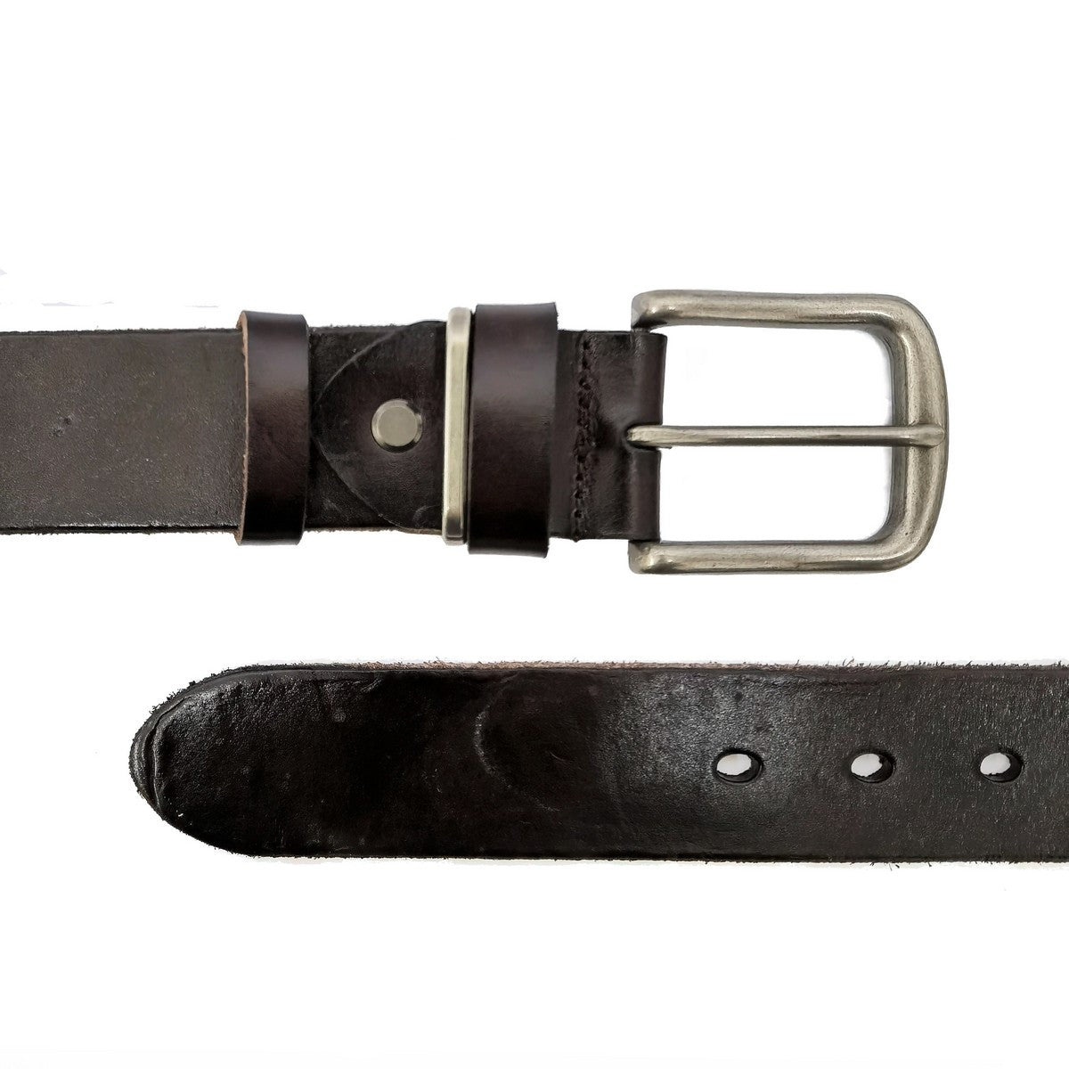 Dark Brown Leather Belt-1