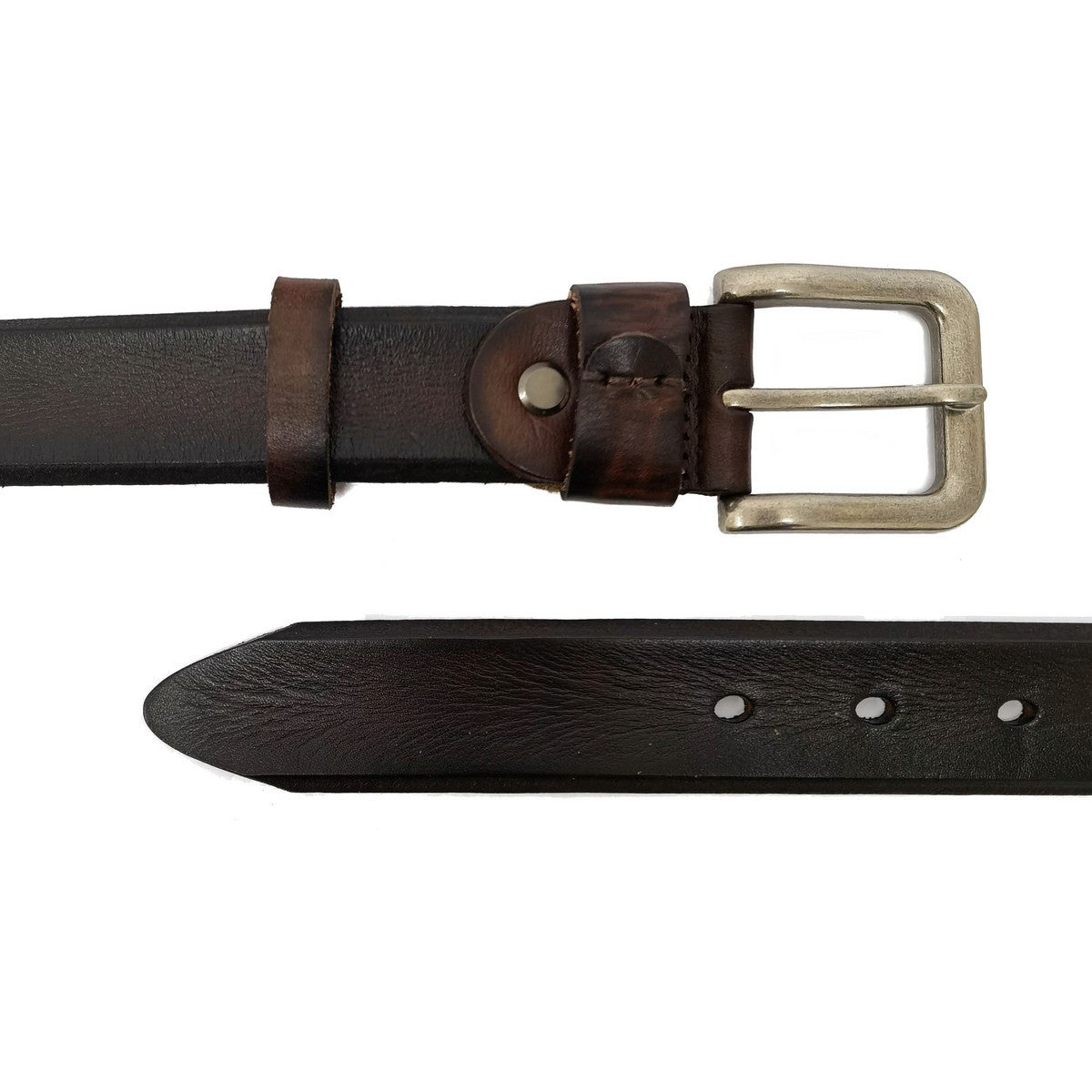 Real Leather Brown Suit Belt-1
