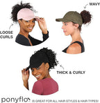 Casquette Baseball Queue de Cheval Magnétique Femme - Sport Séchage Rapide