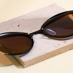 Gafas de Sol Redondas Polarizadas para Mujer — Lujo Protección UV400