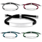 Personalized engraved bracelet for men and women Stainless Steel-0