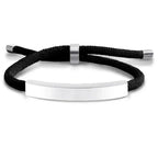 Personalized engraved bracelet for men and women Stainless Steel-1
