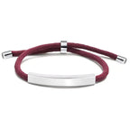 Personalized engraved bracelet for men and women Stainless Steel-5