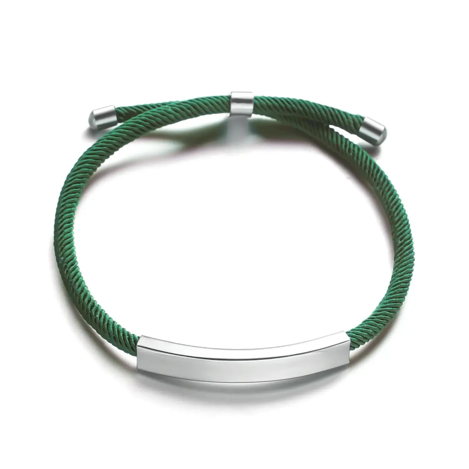 Personalized engraved bracelet for men and women Stainless Steel-4