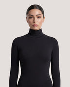 Body Cuello Alto Manga Larga Mujer – Jersey Elástico Moldeador Tallas S a 3XL | 6 Colores