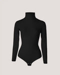 Body Cuello Alto Manga Larga Mujer – Jersey Elástico Moldeador Tallas S a 3XL | 6 Colores