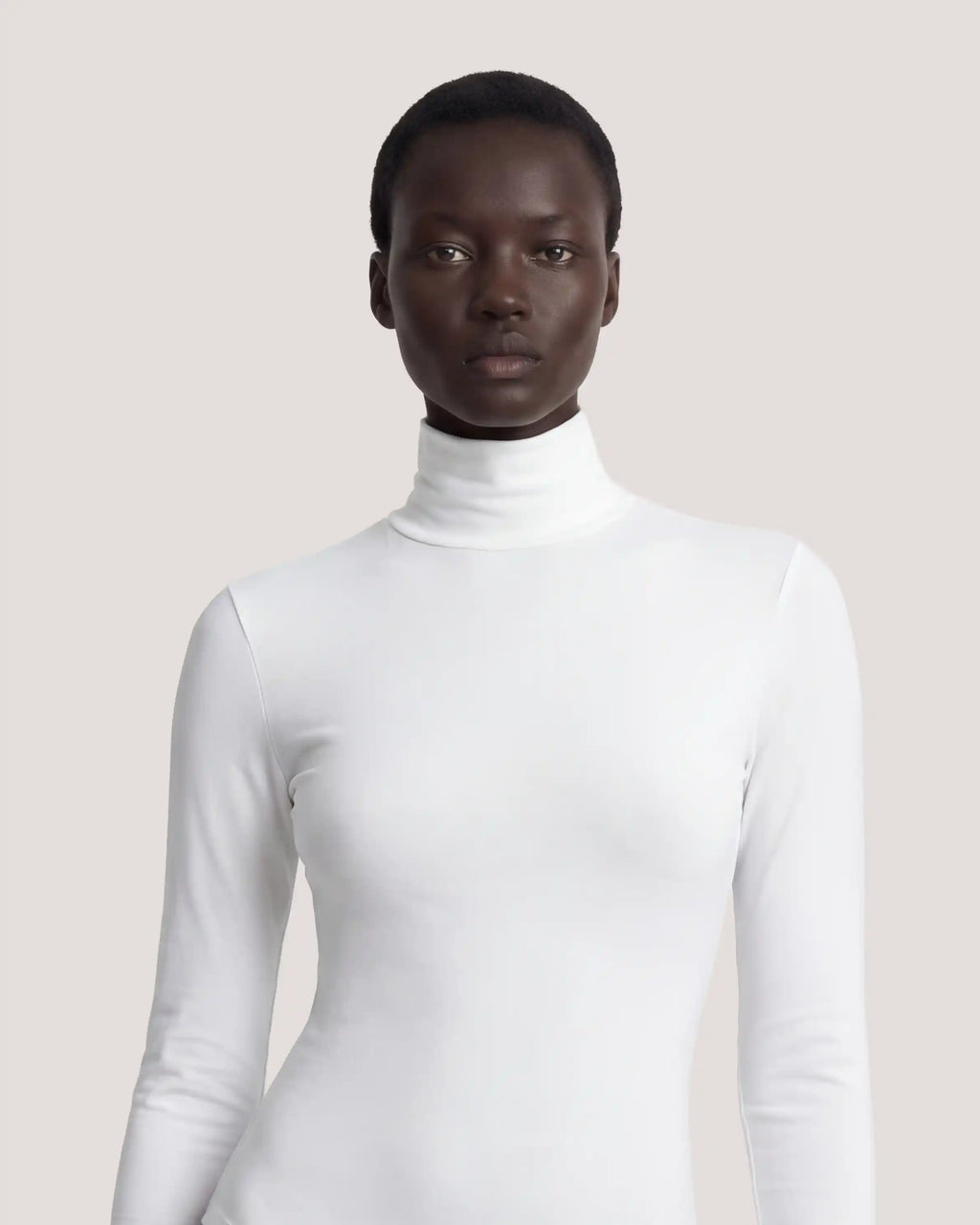 Body Cuello Alto Manga Larga Mujer – Jersey Elástico Moldeador Tallas S a 3XL | 6 Colores