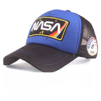 Casquette Baseball Brodée 3D Filet Coton - Trucker Cap Ajustable Unisexe Protection Solaire