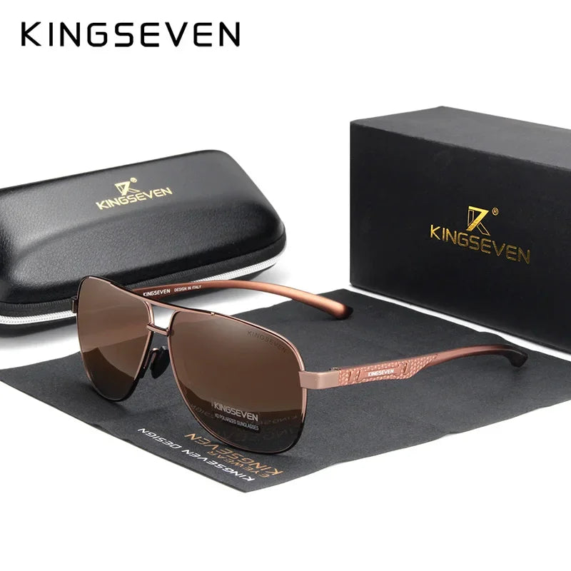 Gafas de sol polarizadas para hombre de aluminio — UV400 HD Premium