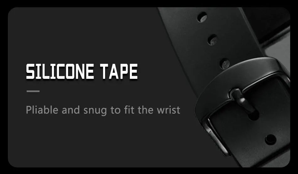 Montre Homme Sport Chronographe Waterproof — Quartz Multifonction 3ATM
