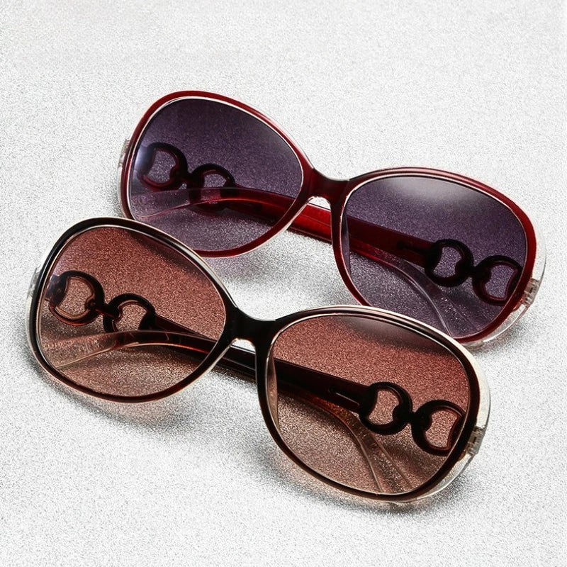 Gafas de sol retro cuadradas para mujer - Diseño de estrella de lujo UV400