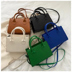 Bolso Negro Elegante — Doble Asa Bandolera Retro FuturaTrend