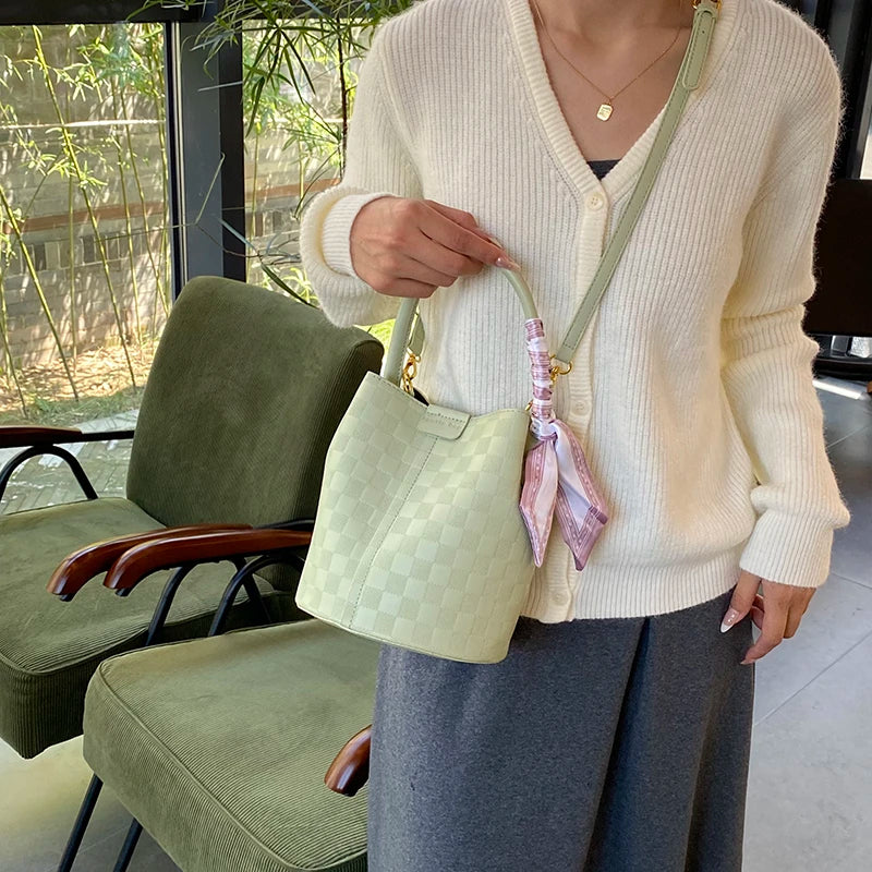 Bolso de hombro de cuero para mujer - Tote grande clásico de lujo
