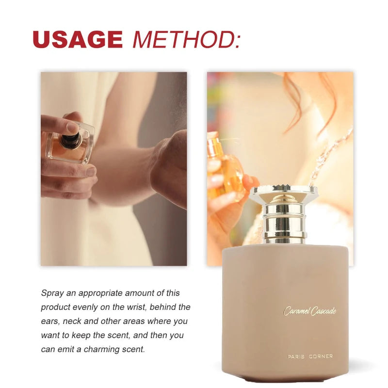 Eau de Parfum Caramel Gourmand — Fragrance Douce Chaude Addictive