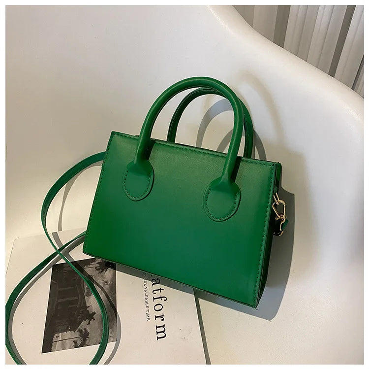 Bolso Negro Elegante — Doble Asa Bandolera Retro FuturaTrend