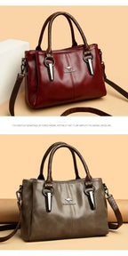 Sac à Main Cuir Souple Femme - Grand Cabas Luxury Épaule Crossbody