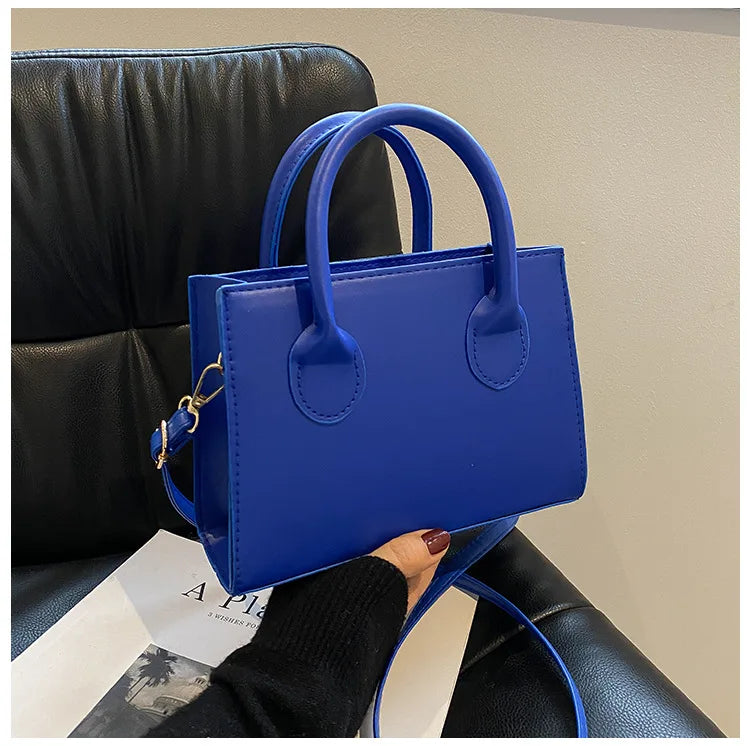 Bolso Negro Elegante — Doble Asa Bandolera Retro FuturaTrend