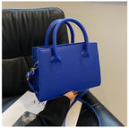 Bolso Negro Elegante — Doble Asa Bandolera Retro FuturaTrend