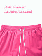 Short de Bain Homme Imprimé Séchage Rapide - Maillot Plage Été Respirant Cordon
