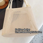 Sac de Plage Mesh Filet Réutilisable Grande Capacité — Éco Chic FuturaTrend