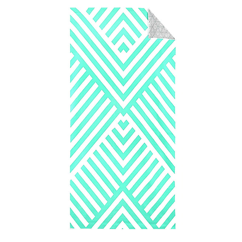 Serviette de Plage Séchage Rapide Anti-Sable - Natation Absorbante Compacte Fleurs